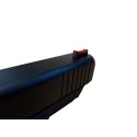 Mirino per Glock in acciaio, altezza 4.9mm, fibra da 1.5mm - Matt Competition Products