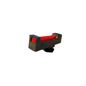 Mirino per Glock in acciaio, altezza 4.9mm, fibra da...