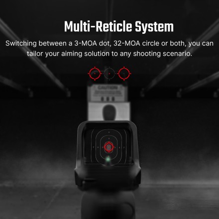 Green dot Osight C, multireticle 3/32 MOA - Olight