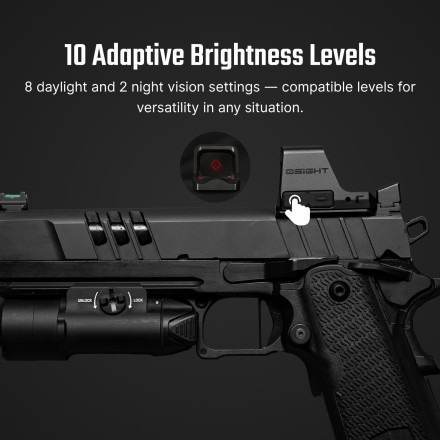 Green dot Osight C, multireticolo 3/32 MOA -...