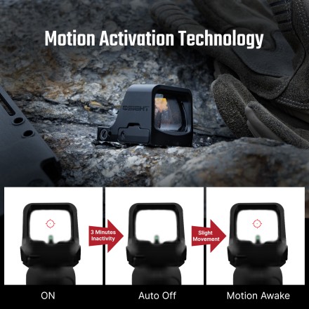 Green dot Osight C, multireticle 3/32 MOA - Olight