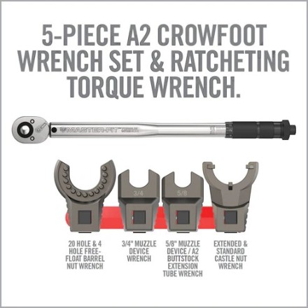 Master-Fit 5-Piece A2 Crowfoot Wrench Set -...