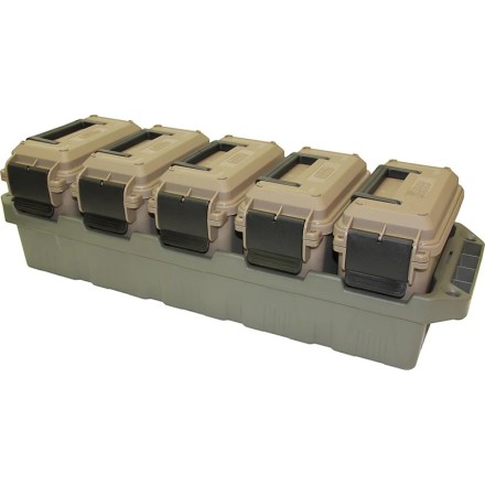 Ammo can AC15 set 5pcs, tan - MTM
