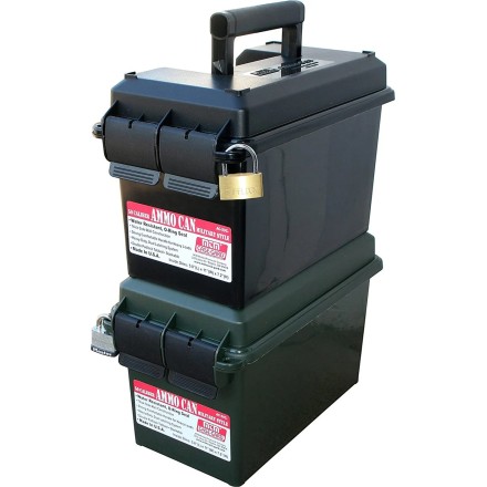 Ammo can AC50C, 34.5x19x21.5 cm, black - MTM