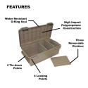 Ammo Crate Divided Utility Box, 54x28.5x19 cm, tan - MTM
