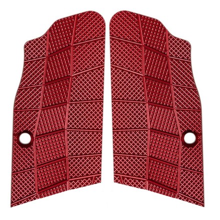 Aluminium GridLok SHORT grips for Tanfoglio...