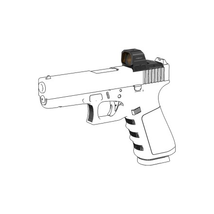 Red dot Frenzy FA 1x16x21 for Glock Standard...