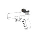 Red dot Frenzy FA 1x16x21 for Glock Standard MOS, 3 MOA - Vector Optics