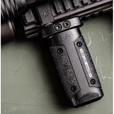 Vertical front grip for AR15, checkered, black...