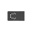 Piastrina per coda di rondine Glock per footprint MOJ / MGT / TEK / GIN - Vectro Optics