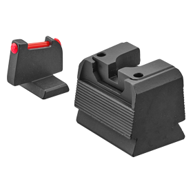 Co-Witness fibre front sight and height-adjustable rear...
