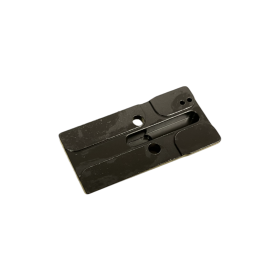 Cover plate for KMR S-01, aluminium, black - KMR 2