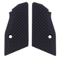 Guancette CORTE per CZ Shadow 2 Compact  Thin Bogies in G10, Nere - Lok Grips