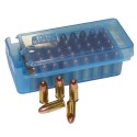 Side-Slide Pistol ammo box, 50 round, for Cal. 45ACP, blue - MTM - MTM