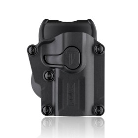 Universal Mega-Fit holster with paddle module and...