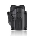 Universal Mega-Fit holster with paddle module and retention - CYTAC