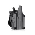 Universal Mega-Fit ThumbSmart holster with paddle module for guns with red dot or high sights - CYTAC