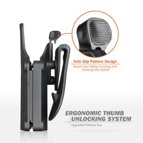 Universal Mega-Fit ThumbSmart holster with paddle module... 2