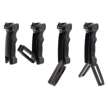 UTG D Grip ambidestra e bipiede espandibile a sgancio rapido