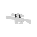 30mm X-ACCU 1.5" Medium Profile Scope Picatinny Rings - Vector Optics