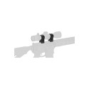 Coppia Anelli Picatinny ad Alto Profilo per Montaggio Ottica, D 30mm X-ACCU (Altezza 1.5") - Vector Optics