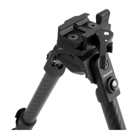 Carbon fibre bipod with quick-release Picatinny...