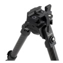 Carbon fibre bipod with quick-release Picatinny mount, 8-11" (20-28cm) - Tacband
