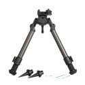 Bipiede in fibra di carbonio con attacco picatinny a sgancio rapido, 8-11" (20-28cm) - Tacband