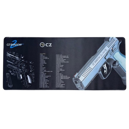 Gun cleaning mat, 70x30 cm, CZ Shadow 2 design