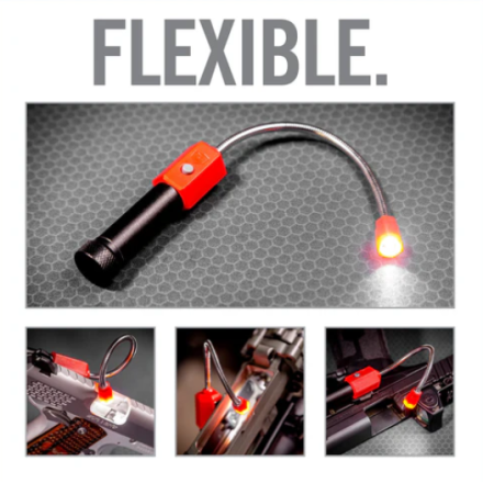 Torcia LED flessiblie con base magnetica - Real...