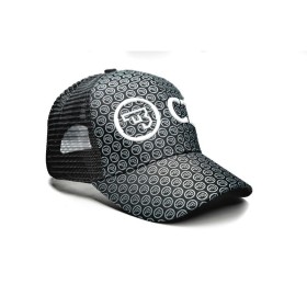 Sport hat with mesh and CZ logo, black - CZ
