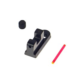 Custom front sight with red optic fiber, 3x6.7mm - Tanfoglio