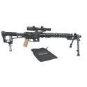 "Field type" carbon+aluminium bipod, height 16-26cm - Nord Arms