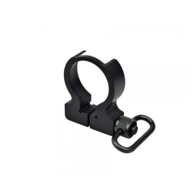 AR/M4/M5 stock tube mount with quick-detach (QD) sling...