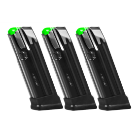 Steel magazine for Glock 19 cal. 9mm, 18 rounds, 3 pcs -...
