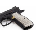 Guancette SpidErgo Gen2 in Ottone per CZ Shadow 2/ SP01/ TS e serie 75, lunghe, medie, nichel - Armanov