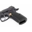 Guancette SpidErgo Gen2 in Ottone per CZ Shadow 2/ SP01/ TS e serie 75, lunghe, medie, matte black - Armanov