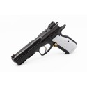 Guancette SpidErgo Gen2 in Ottone per CZ Shadow 2/ SP01/ TS e serie 75, lunghe, medie, matte chrome - Armanov