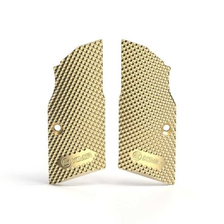 Brass Dotmatrix Ergo grips for KMR S-02/ CZ...