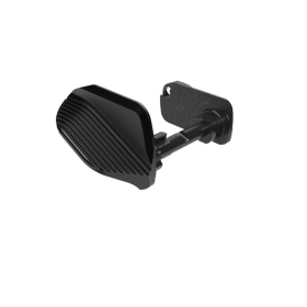 Sicura sinistra estesa upper shielded, destra flat...