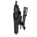 Kit Malin BGS holster with EGON IPSC belt attachment for KMR with thumbrest, right hand - X-Ray Parts