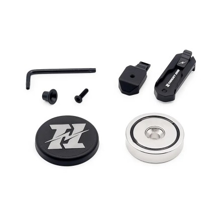 Magnetic magazine pouch with quick detach...