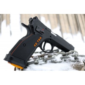 CZ 75 Thin Full Checkered - CZ TSO Inlay & Liner - Lok Grips 2