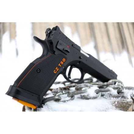 Guancette CZ 75 Thin Full Checkered - CZ TSO Inlay & Liner - Lok Grips