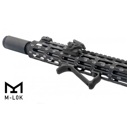 Ultra Slim Angled Foregrip, M-LOK®, Matte Black - UTG®