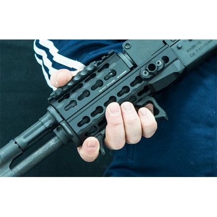 Ultra Slim Angled Foregrip, Keymod, Matte Black - UTG®