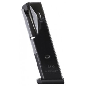 Magazine Beretta 92/98 cal. 9mm 18rd - AFC Nero - Mec Gar