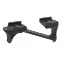 Ultra Slim Angled Foregrip, Picatinny, Nero opaco - UTG