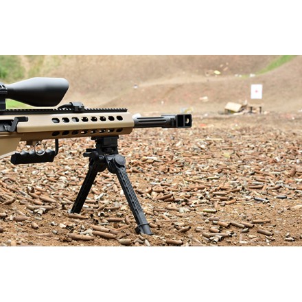 UTG® Big Bore Full Stability Bipod, 9"-14" Center Height