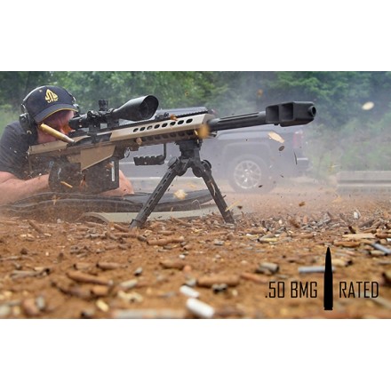 UTG® Big Bore Full Stability Bipod, 9"-14" Center Height